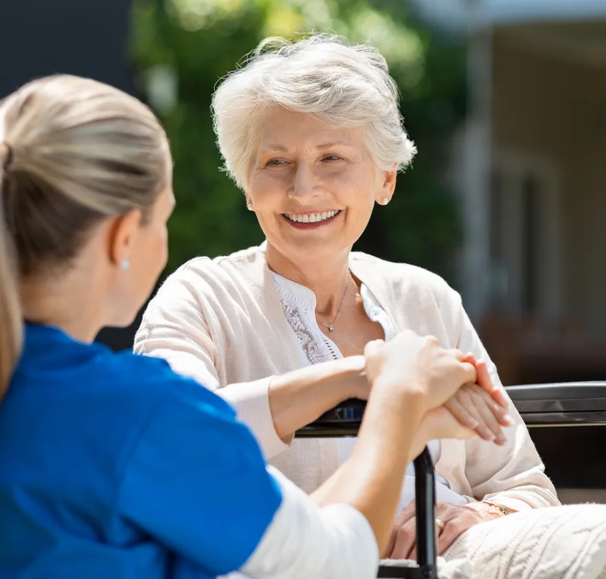 Psychosocial hazard kit for aged care and disability services — carer with a resident